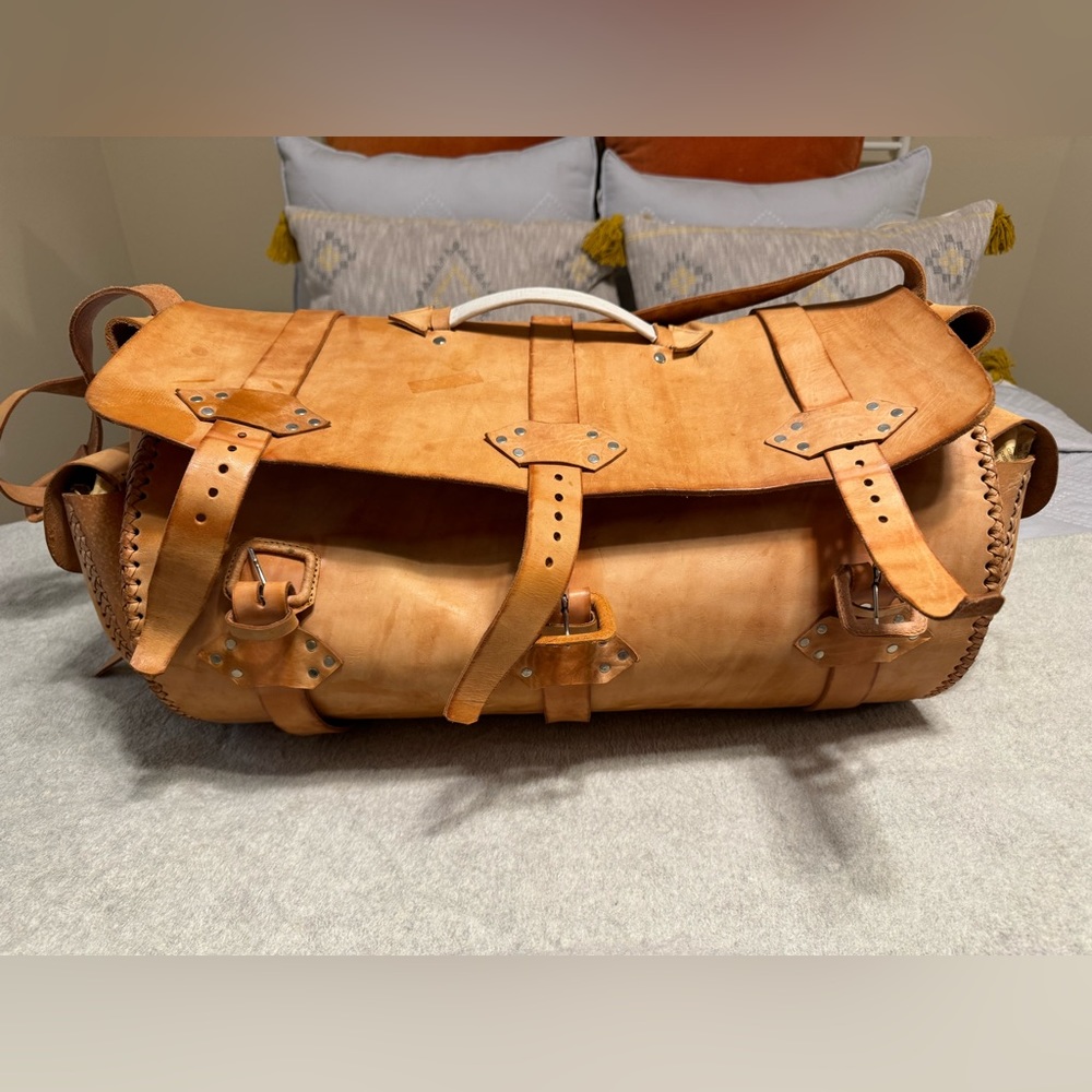 Leather Duffle Overnighter